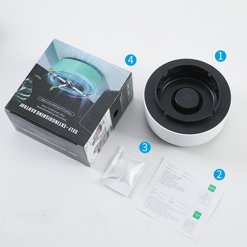 Smoke Air Removal Purification Ashtray