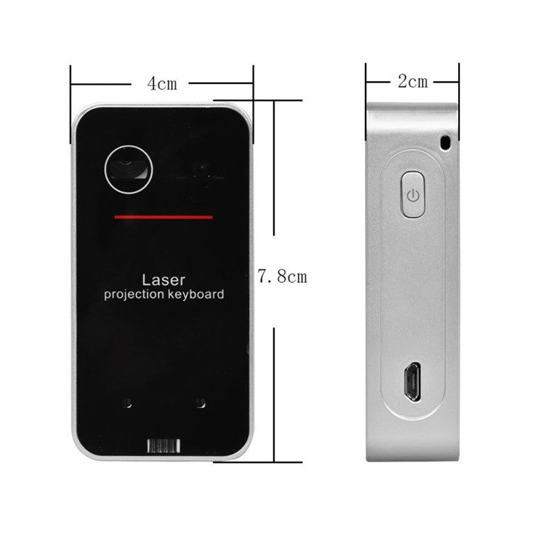 Virtual Laser Keyboard Bluetooth Wireless Projector Phone Keyboard With Mouse Function
