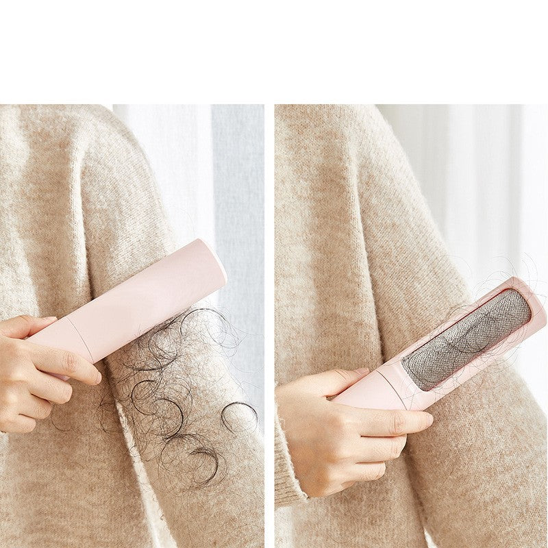 Reusable Pet Hair Remover Brush Lint Roller Portable Effective Self Cleaning Tool