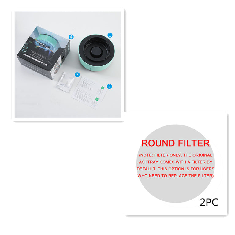 Smoke Air Removal Purification Ashtray