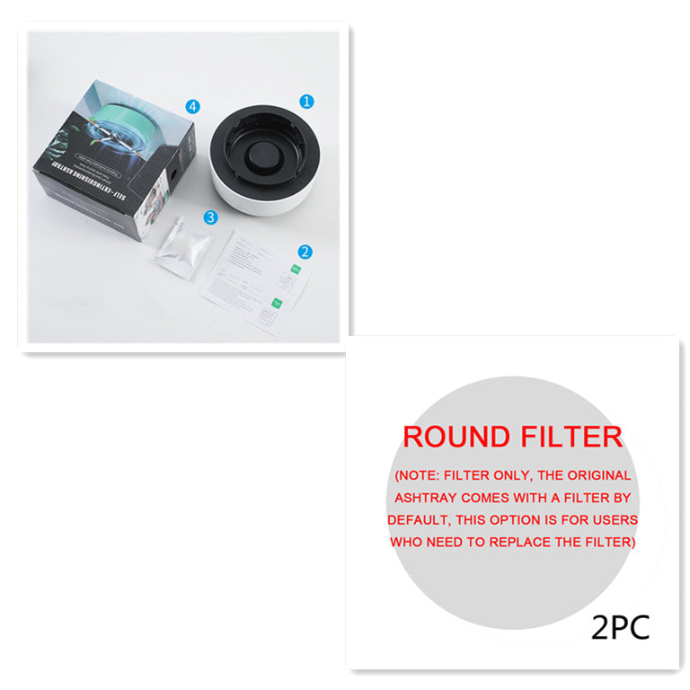 Smoke Air Removal Purification Ashtray