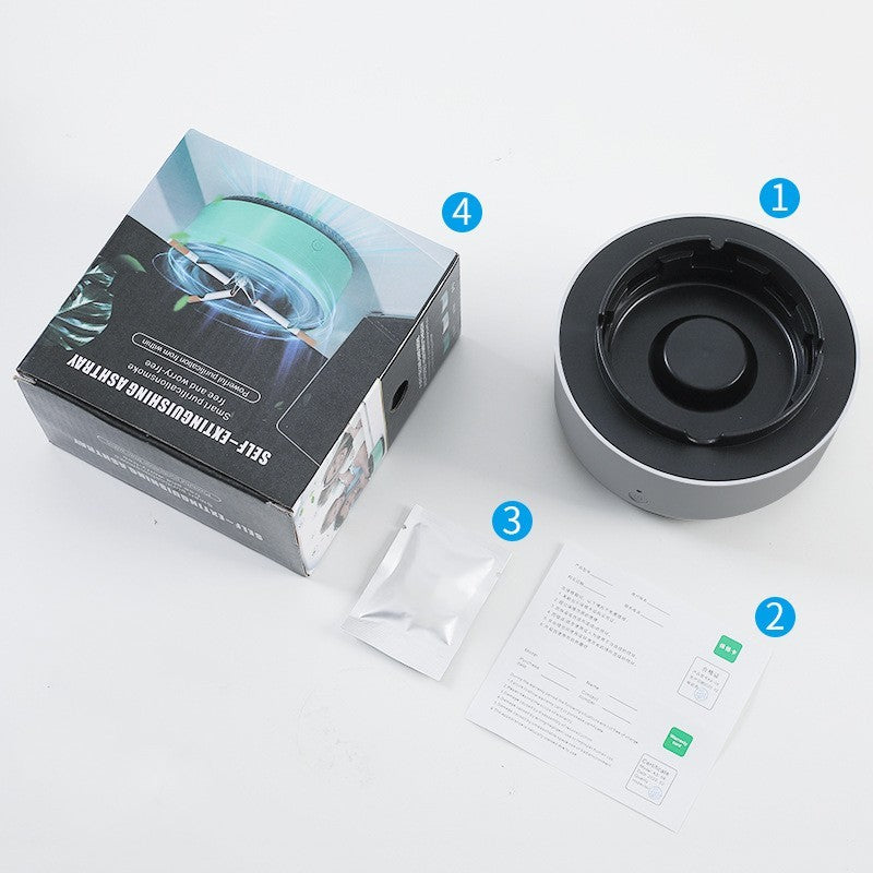 Smoke Air Removal Purification Ashtray