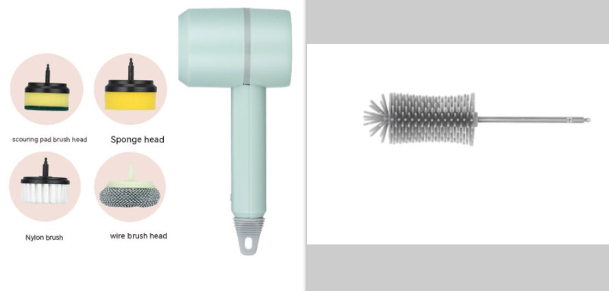 Electric Dishwashing Brush Dishwashing Brush Automatic Wireless USB Rechargeable Professional Kitchen Bathtub Tile Cleaning Brushes