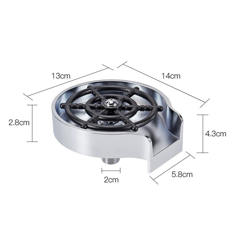 Spray Automatic Faucet Coffee Pitcher Bar Counter Cup Washer Sink High-pressure Wash Cup Tool Kitchen