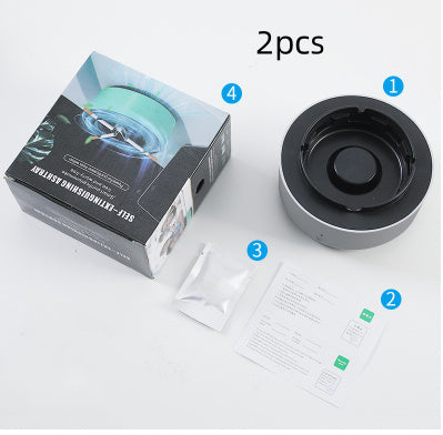 Smoke Air Removal Purification Ashtray