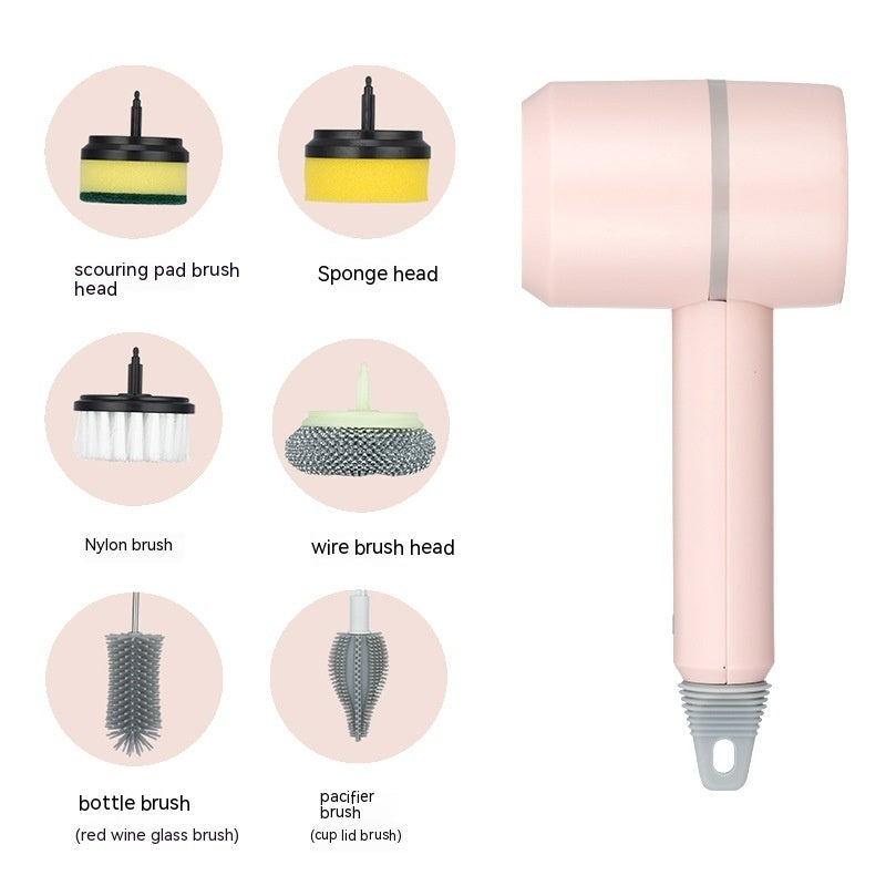 Electric Dishwashing Brush Dishwashing Brush Automatic Wireless USB Rechargeable Professional Kitchen Bathtub Tile Cleaning Brushes