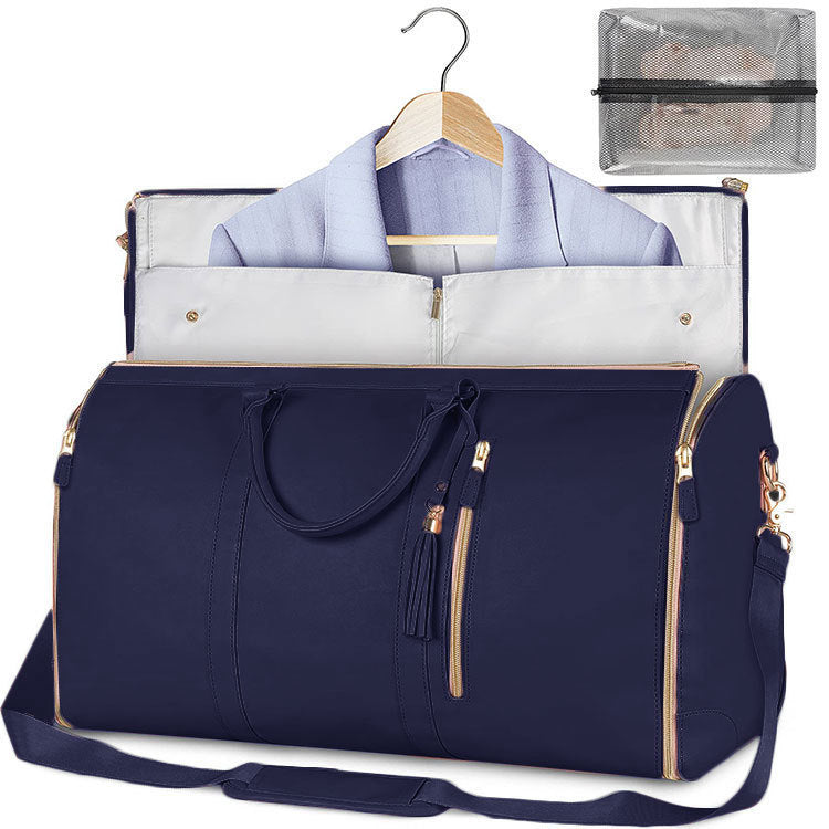 Women's Waterproof Large Capacity Handbag Folding Travel Duffle Bag Suit Bag