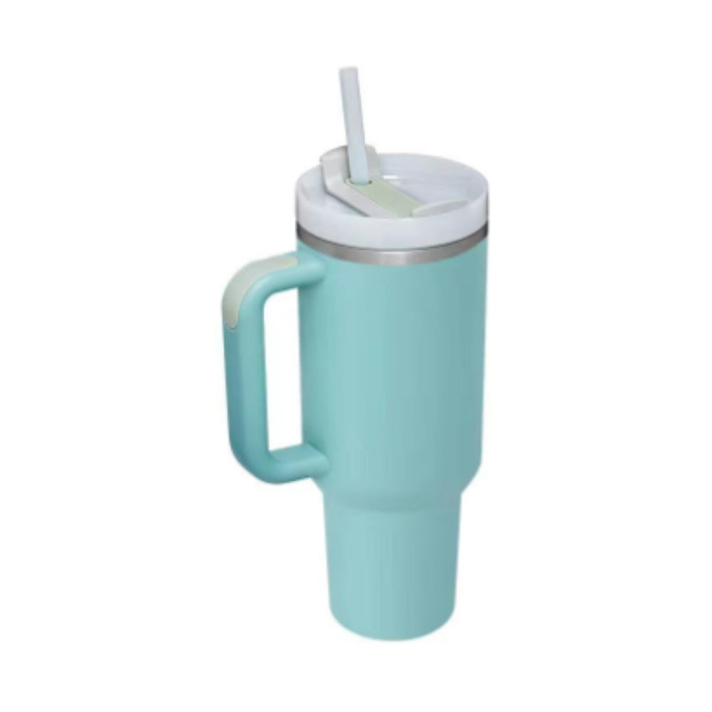 Stainless Steel Coffee Cup 1200ML Spill Proof Vacuum Tumbler With Lid Tapered Mug Gifts For Valentine Lover Suitable For Car Gym Office Travel