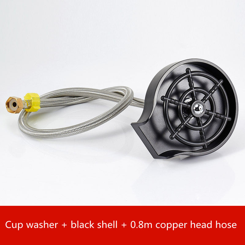 Spray Automatic Faucet Coffee Pitcher Bar Counter Cup Washer Sink High-pressure Wash Cup Tool Kitchen