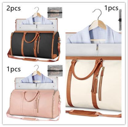 Women's Waterproof Large Capacity Handbag Folding Travel Duffle Bag Suit Bag