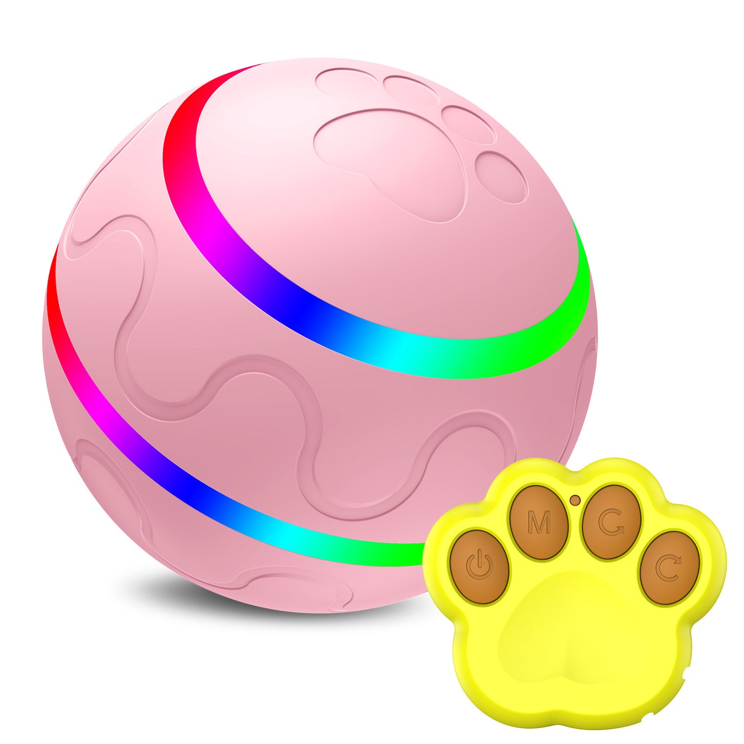 Wicked Ball Toy Intelligent Ball USB Cat Toys Self Rotating Ball Automatic Rotation Ball