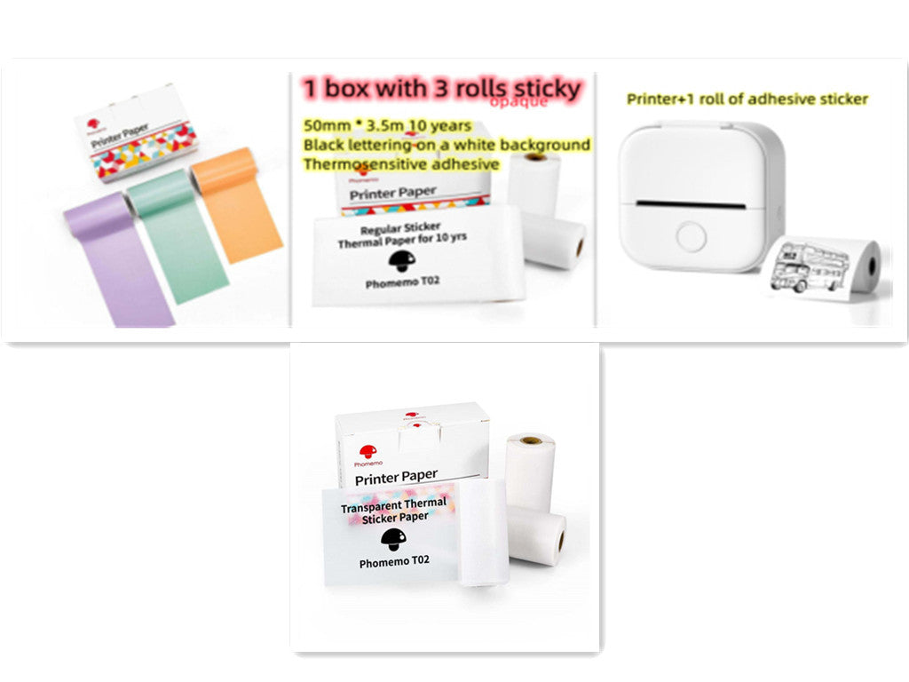 Mini Thermal Portable Label Printer
