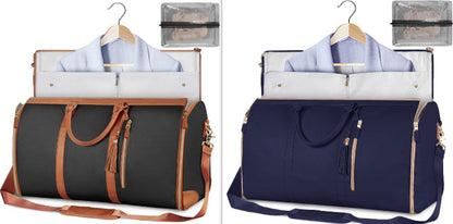 Women's Waterproof Large Capacity Handbag Folding Travel Duffle Bag Suit Bag