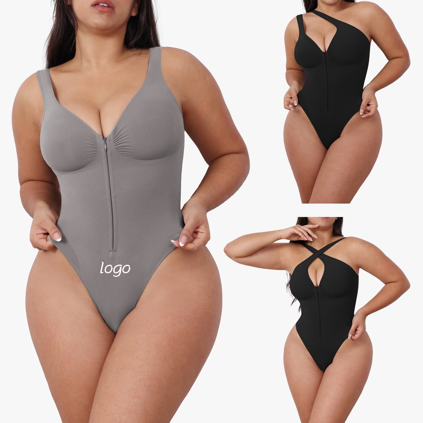 Women's Underwear Bodysuit Corset Body Shaper Waist Shaper Shapewear Woman Post-Surgical Slimming Zip Jumpsuit