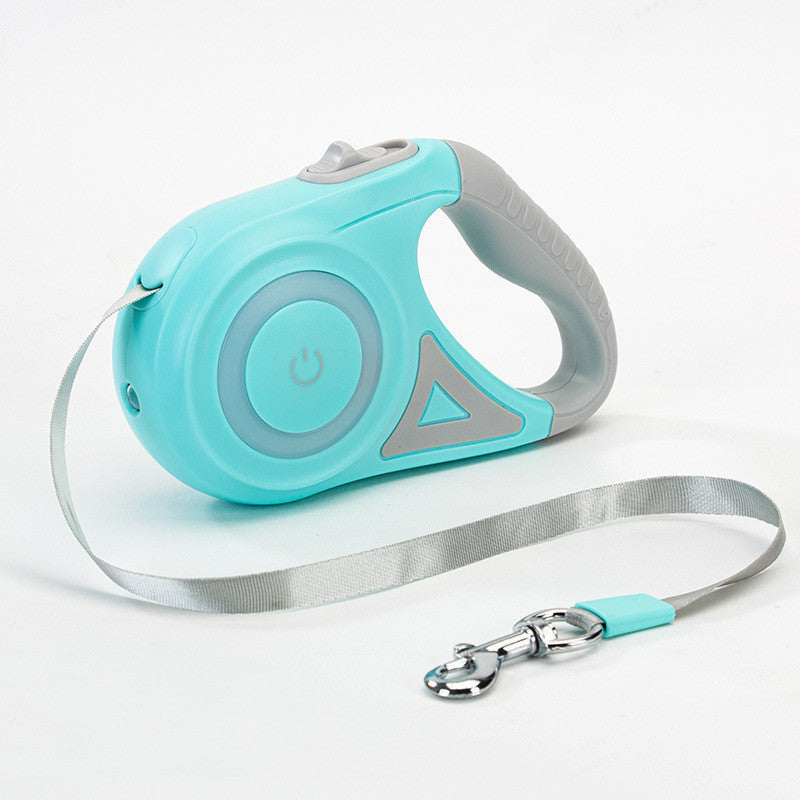 Retractable Leash And Dog Leash Dog Collar Spotlight Automatic Pet Dog Cat Traction Rope For Small Medium Dogs Pet Product