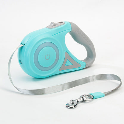 Retractable Leash And Dog Leash Dog Collar Spotlight Automatic Pet Dog Cat Traction Rope For Small Medium Dogs Pet Product