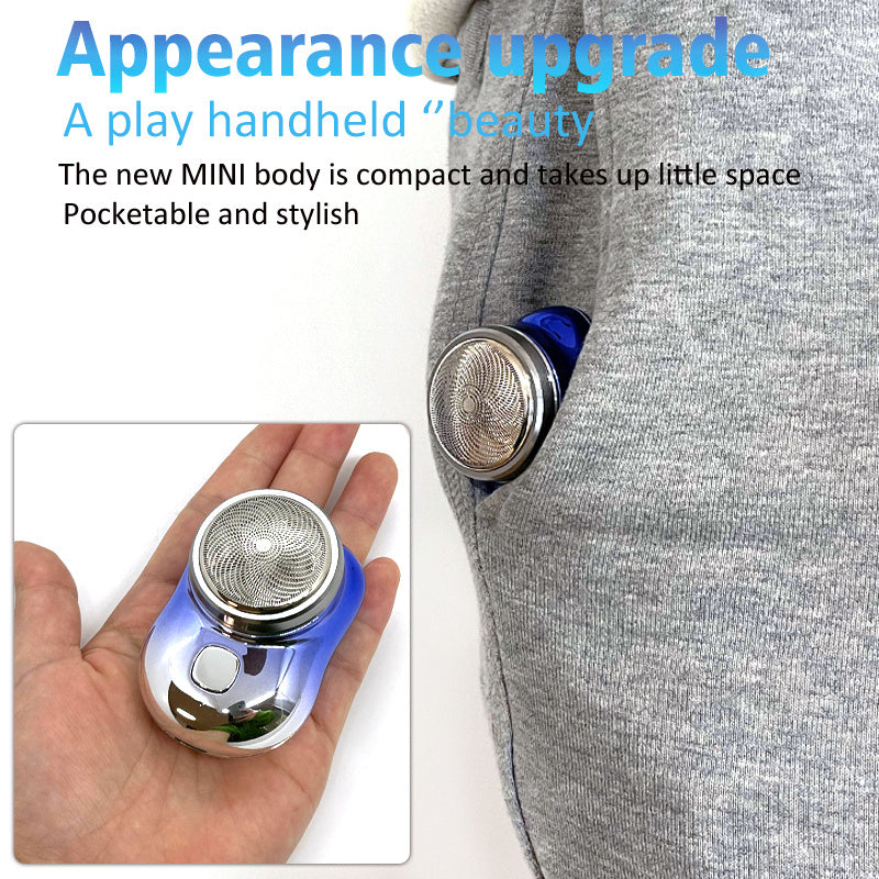Cordless Face Shavers Rechargeable USB Mini Portable Electric Shaver Wet & Dry Painless Small Size Machine Shaving For Men