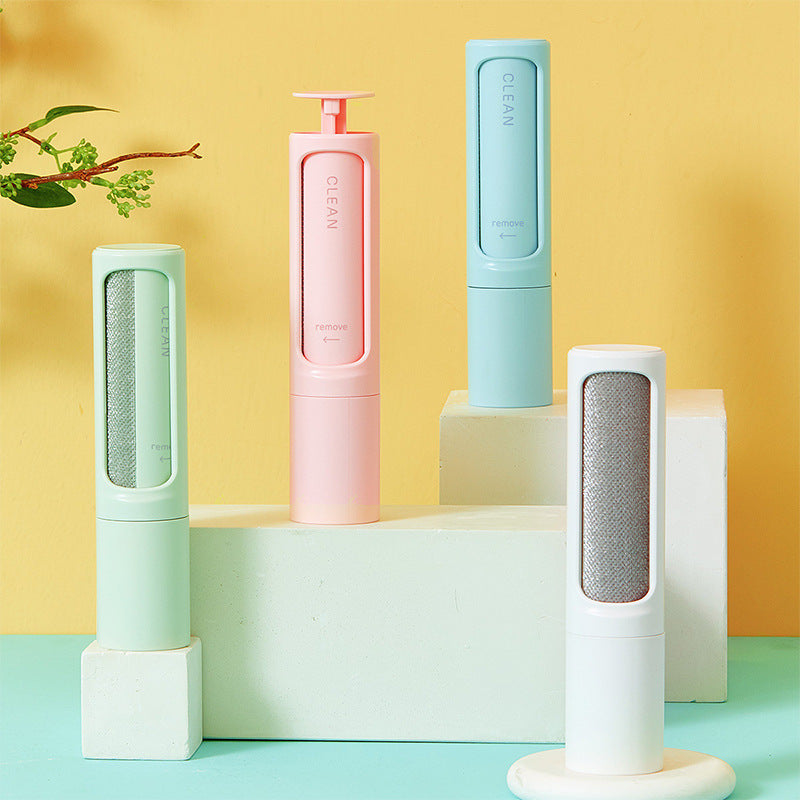 Reusable Pet Hair Remover Brush Lint Roller Portable Effective Self Cleaning Tool