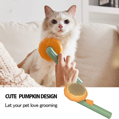 Pet Grooming Self Cleaning Slicker Brush Dogs Cats Puppy Rabbit, Cat Brush