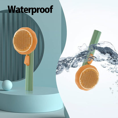 Pet Grooming Self Cleaning Slicker Brush Dogs Cats Puppy Rabbit, Cat Brush