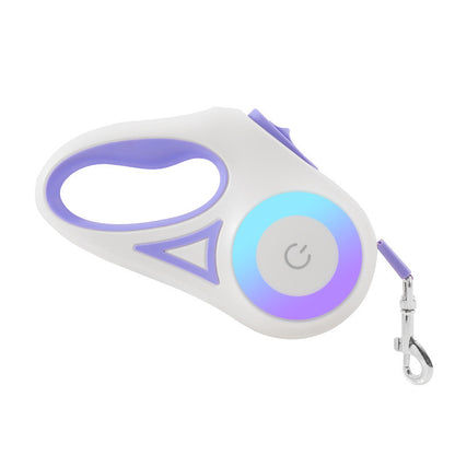 Retractable Leash And Dog Leash Dog Collar Spotlight Automatic Pet Dog Cat Traction Rope For Small Medium Dogs Pet Product