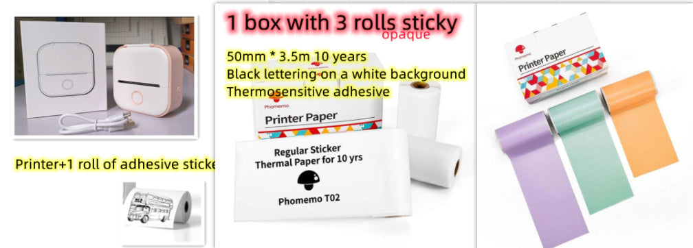 Mini Thermal Portable Label Printer