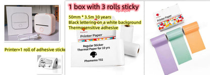 Mini Thermal Portable Label Printer