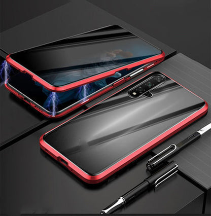 Anti-peep Phone Case Magnetic Protective Shell Magnetic Privacy Glass Case For Phone