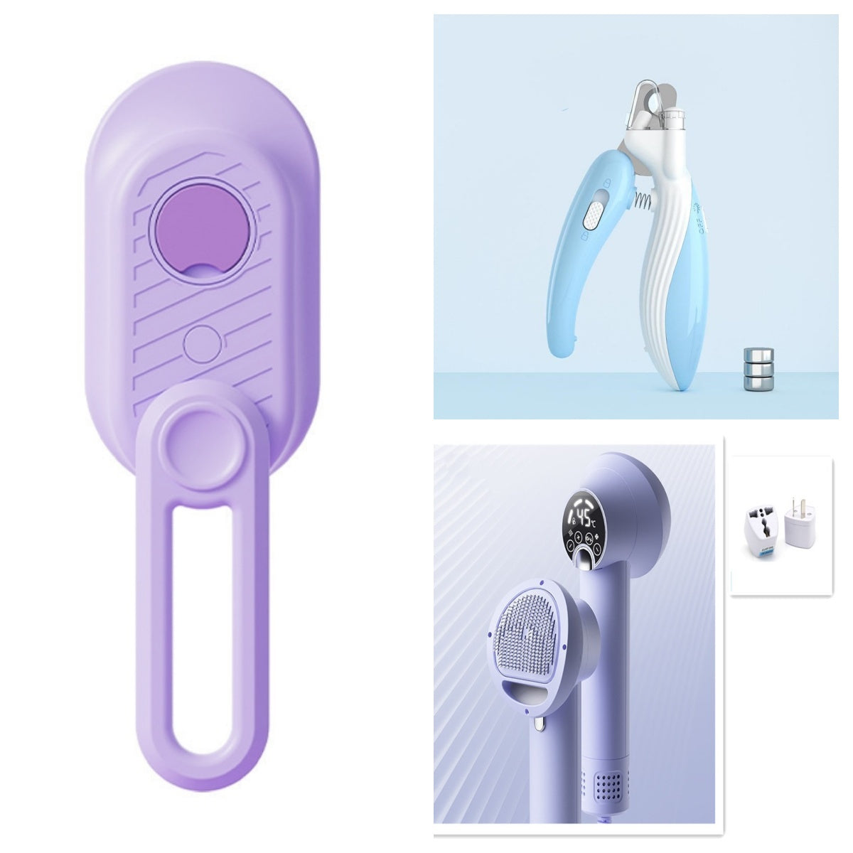 Dog Nail Clippers Cat Nail Clippers LED Electric Nail Grinder Pet Supplies LED Light Pet Nail Clippers