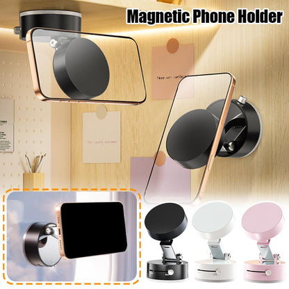 Car Phone Holder Foldable Magnetic Suction Cup With Suction Cup Hands-Free Navigation For Smart Phone