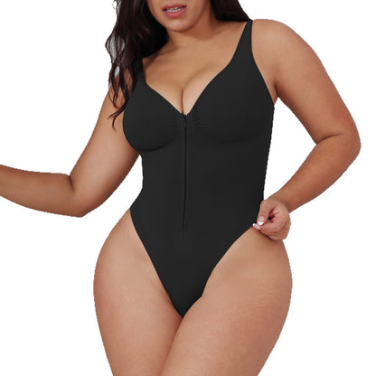 Women's Underwear Bodysuit Corset Body Shaper Waist Shaper Shapewear Woman Post-Surgical Slimming Zip Jumpsuit