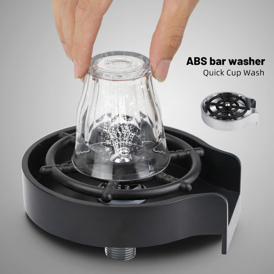 Spray Automatic Faucet Coffee Pitcher Bar Counter Cup Washer Sink High-pressure Wash Cup Tool Kitchen