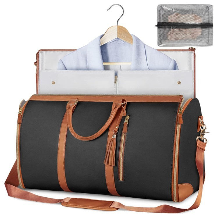 Women's Waterproof Large Capacity Handbag Folding Travel Duffle Bag Suit Bag