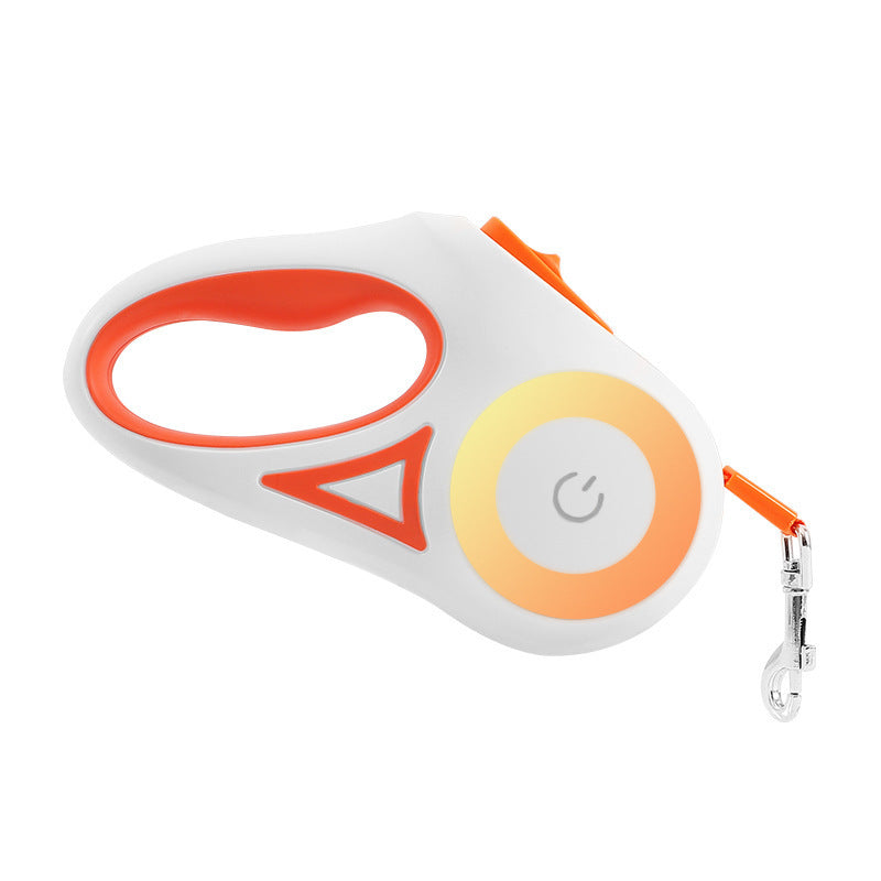 Retractable Leash And Dog Leash Dog Collar Spotlight Automatic Pet Dog Cat Traction Rope For Small Medium Dogs Pet Product