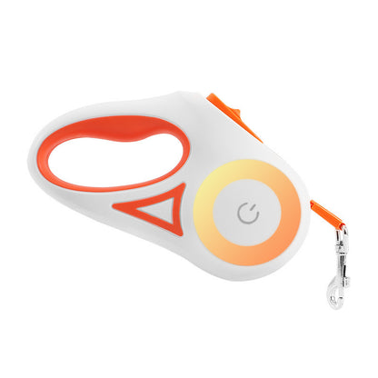Retractable Leash And Dog Leash Dog Collar Spotlight Automatic Pet Dog Cat Traction Rope For Small Medium Dogs Pet Product