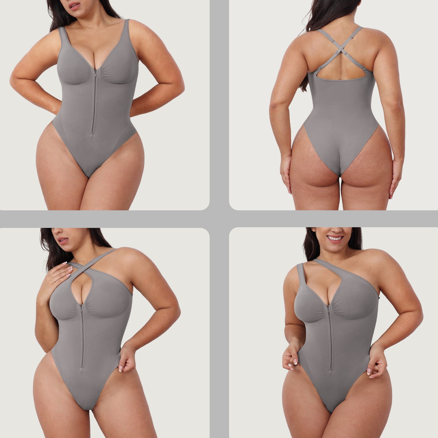 Women's Underwear Bodysuit Corset Body Shaper Waist Shaper Shapewear Woman Post-Surgical Slimming Zip Jumpsuit