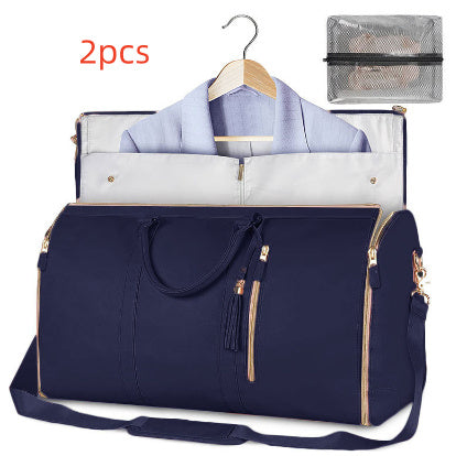 Women's Waterproof Large Capacity Handbag Folding Travel Duffle Bag Suit Bag