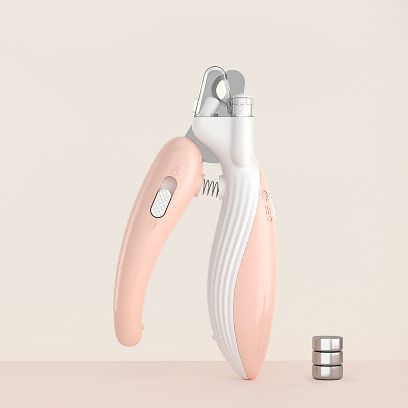 Dog Nail Clippers Cat Nail Clippers LED Electric Nail Grinder Pet Supplies LED Light Pet Nail Clippers