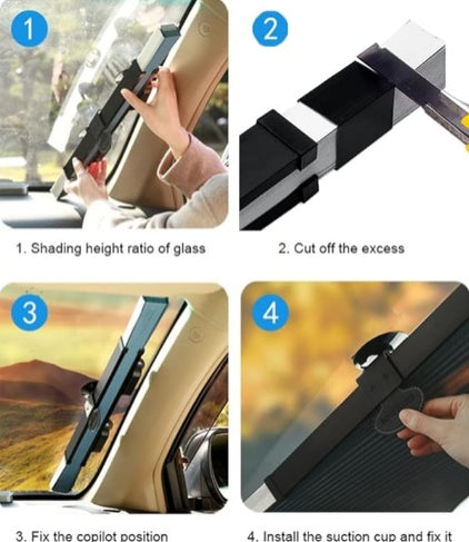 Sun Car Shade Retractable