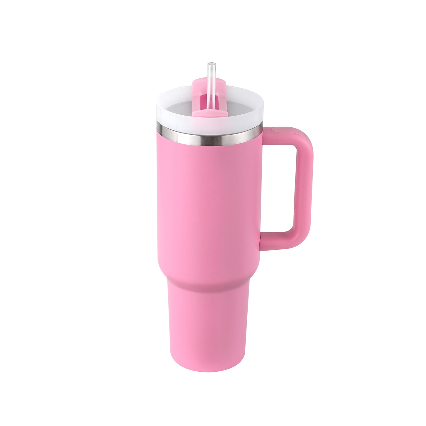 Stainless Steel Coffee Cup 1200ML Spill Proof Vacuum Tumbler With Lid Tapered Mug Gifts For Valentine Lover Suitable For Car Gym Office Travel