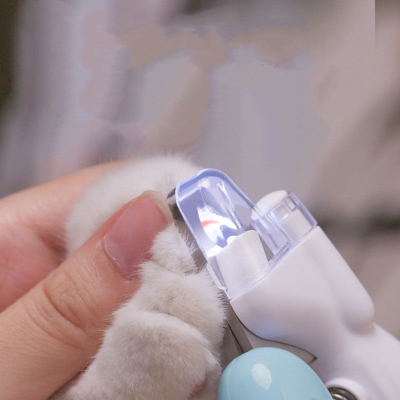 Dog Nail Clippers Cat Nail Clippers LED Electric Nail Grinder Pet Supplies LED Light Pet Nail Clippers