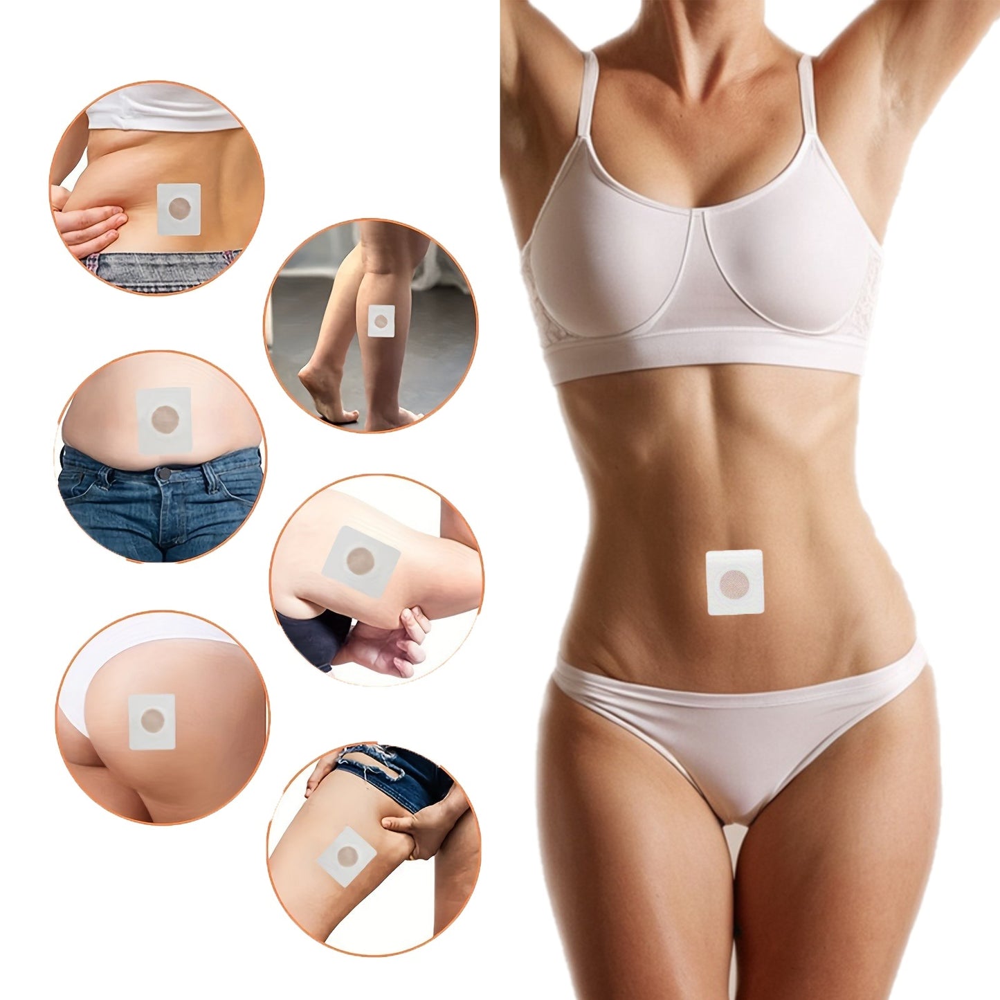 Belly Button Patch Slimming Patch Abdomen Magnetic Detox Sticker