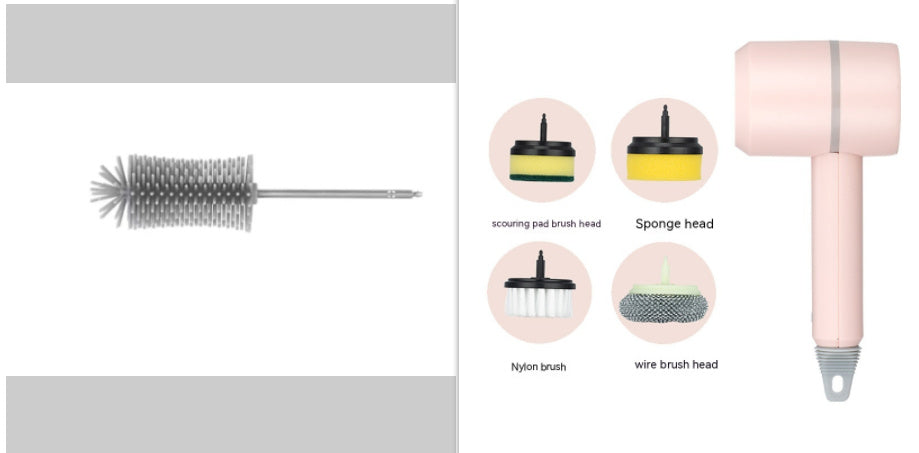 Electric Dishwashing Brush Dishwashing Brush Automatic Wireless USB Rechargeable Professional Kitchen Bathtub Tile Cleaning Brushes