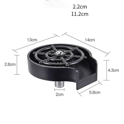 Spray Automatic Faucet Coffee Pitcher Bar Counter Cup Washer Sink High-pressure Wash Cup Tool Kitchen