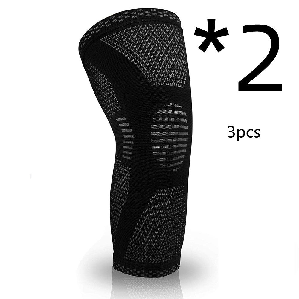 Professional Sports Knee Pads - Breathable Knitted Support for Athletes & Pain Relief