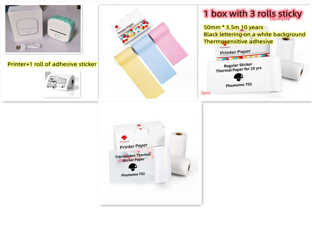 Mini Thermal Portable Label Printer