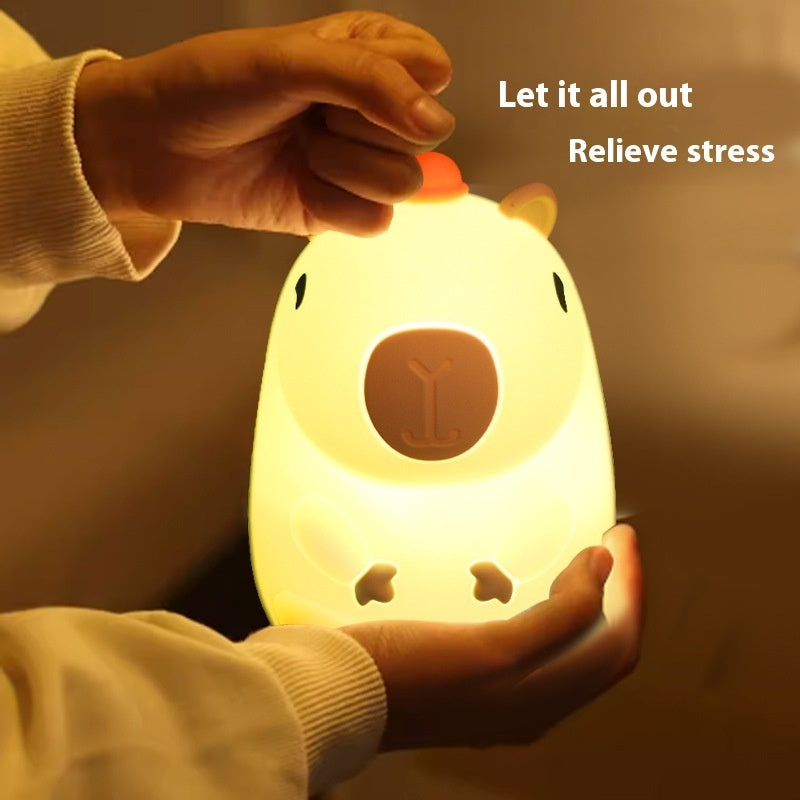 Silicone Cute Small Night Lamp Creative