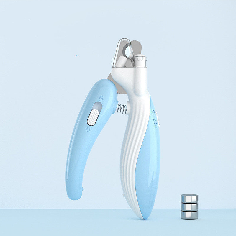 Dog Nail Clippers Cat Nail Clippers LED Electric Nail Grinder Pet Supplies LED Light Pet Nail Clippers