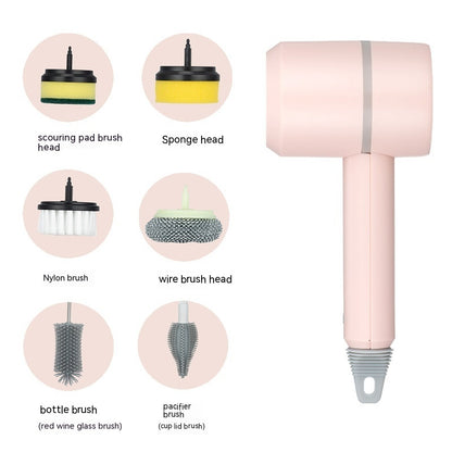 Electric Dishwashing Brush Dishwashing Brush Automatic Wireless USB Rechargeable Professional Kitchen Bathtub Tile Cleaning Brushes