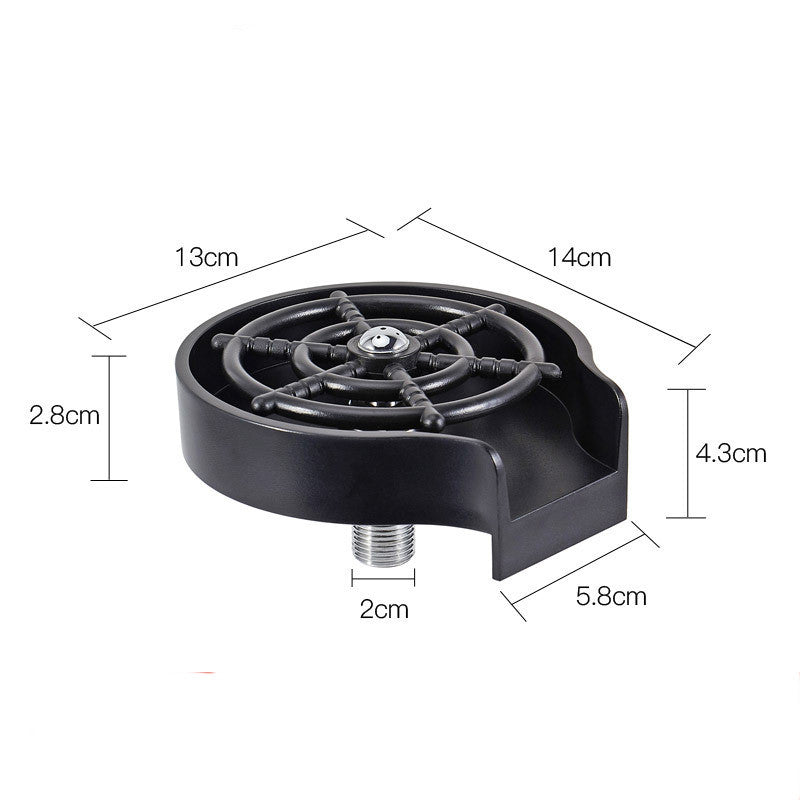 Spray Automatic Faucet Coffee Pitcher Bar Counter Cup Washer Sink High-pressure Wash Cup Tool Kitchen